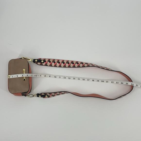 Steve Madden Pink Colorblock Crossbody Camera Bag with Detachable Strap - Picture 13 of 13